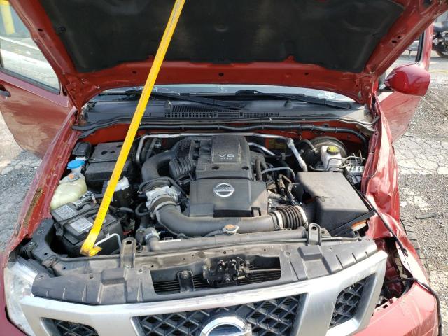 1N6AD0EV1KN743587 - 2019 NISSAN FRONTIER S RED photo 11