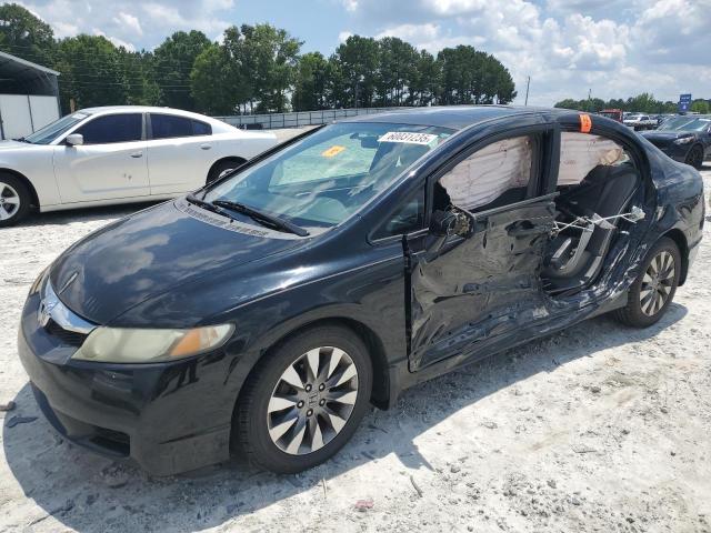 19XFA169X9E007450 - 2009 HONDA CIVIC EXL BLACK photo 1