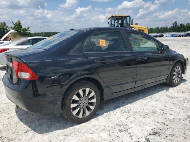 19XFA169X9E007450 - 2009 HONDA CIVIC EXL BLACK photo 3