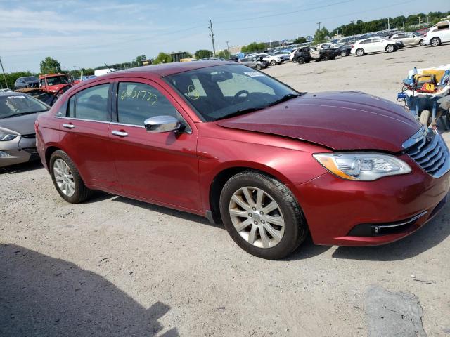 1C3CCBCG4DN679244 - 2013 CHRYSLER 200 LIMITED BURGUNDY photo 4