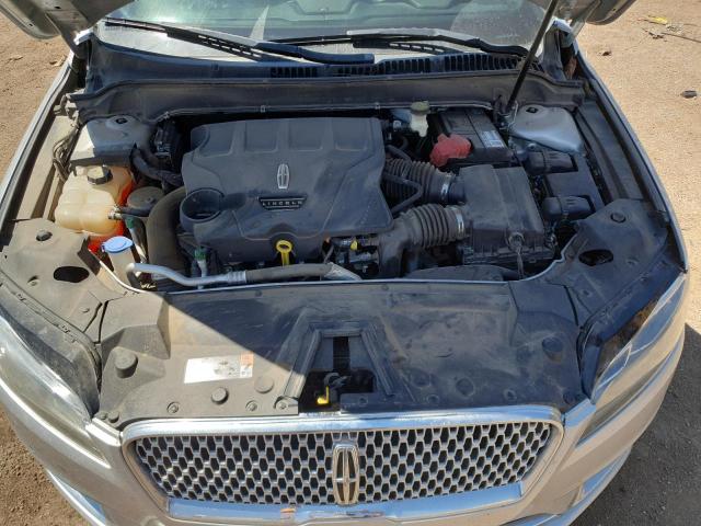 3LN6L5EC8HR619230 - 2017 LINCOLN MKZ RESERVE 银色 照片 11