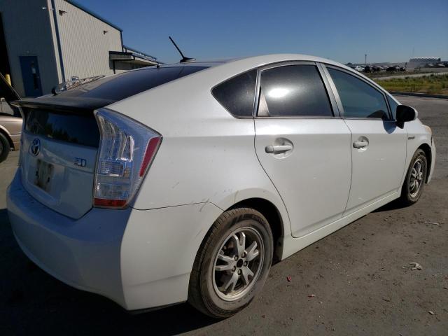 JTDKN3DU5A0179873 - 2010 TOYOTA PRIUS WHITE photo 3