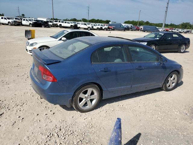 1HGFA16898L092831 - 2008 HONDA CIVIC EX BLUE photo 3