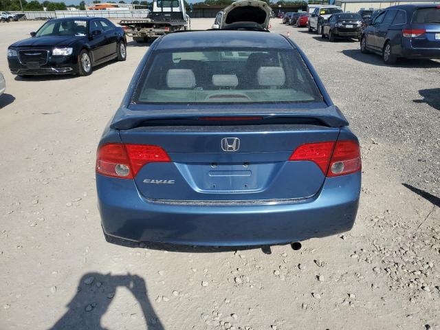 1HGFA16898L092831 - 2008 HONDA CIVIC EX BLUE photo 6