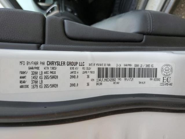 1C4RJFJM0EC429962 - 2014 JEEP GRAND CHER SUMMIT Ağ foto 13