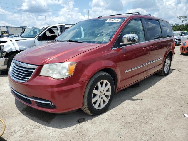 2A4RR8DG8BR604398 - 2011 CHRYSLER TOWN & COU TOURING L RED photo 1