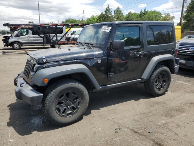 1C4AJWAG2JL815266 - 2018 JEEP WRANGLER SPORT BLACK photo 1