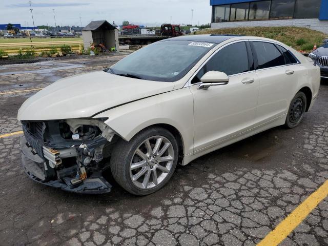 3LN6L2JK3ER834666 - 2014 LINCOLN MKZ CREAM photo 1