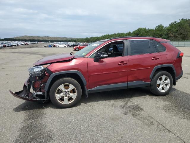 JTMP1RFV0KD500464 - 2019 TOYOTA RAV4 XLE RED photo 1