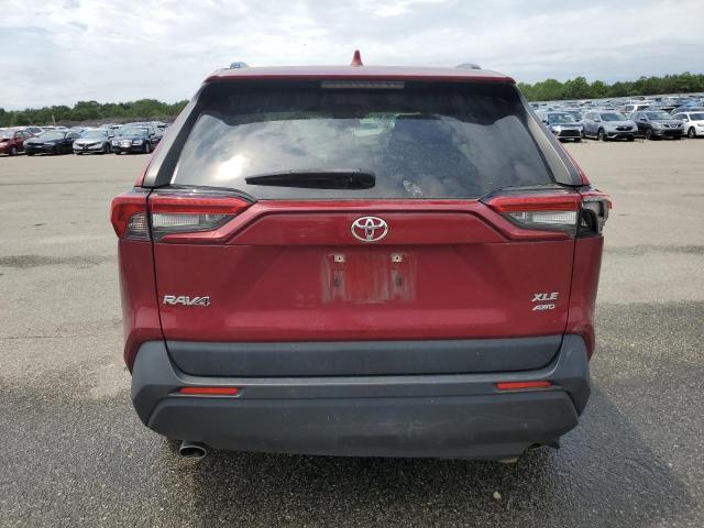 JTMP1RFV0KD500464 - 2019 TOYOTA RAV4 XLE RED photo 6