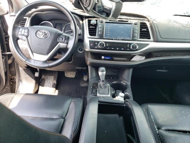 5TDJKRFH5GS507077 - 2016 TOYOTA HIGHLANDER XLE BLACK photo 8