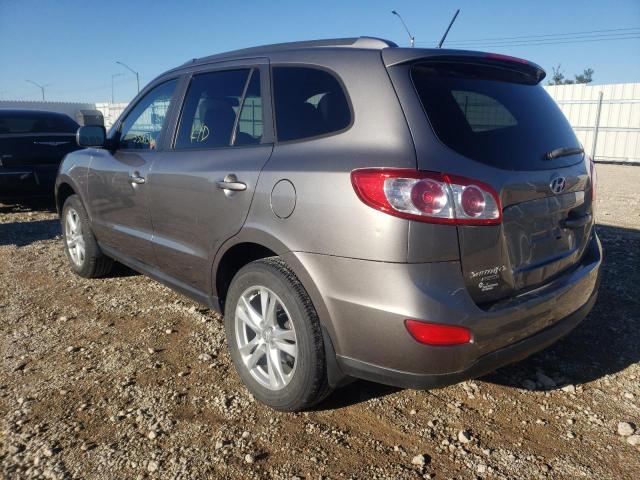 5XYZGDAG1CG142037 - 2012 HYUNDAI SANTA FE GLS GRAY photo 3