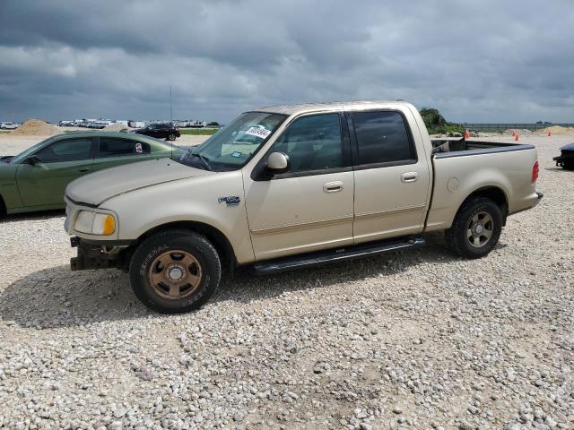 1FTRW07L81KE14395 - 2001 FORD F150 SUPERCREW GOLD photo 1