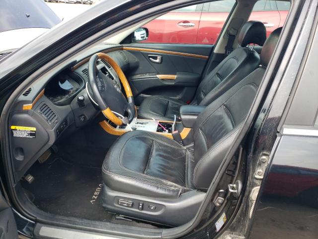 KMHFC46FX7A234201 - 2007 HYUNDAI AZERA SE BLACK photo 7