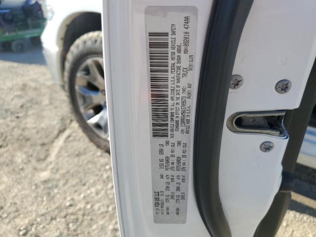 1C6RR6NM8KS709673 - 2019 RAM 1500 CLASS LARAMIE WHITE photo 13