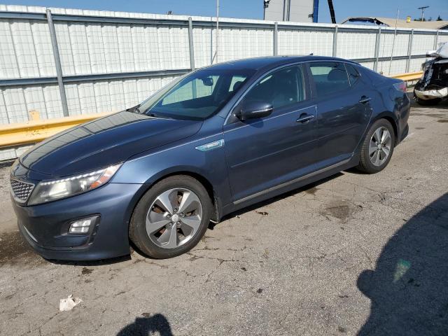 KNAGN4AD3E5063593 - 2014 KIA OPTIMA HYBRID BLUE photo 1