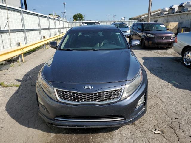 KNAGN4AD3E5063593 - 2014 KIA OPTIMA HYBRID BLUE photo 5