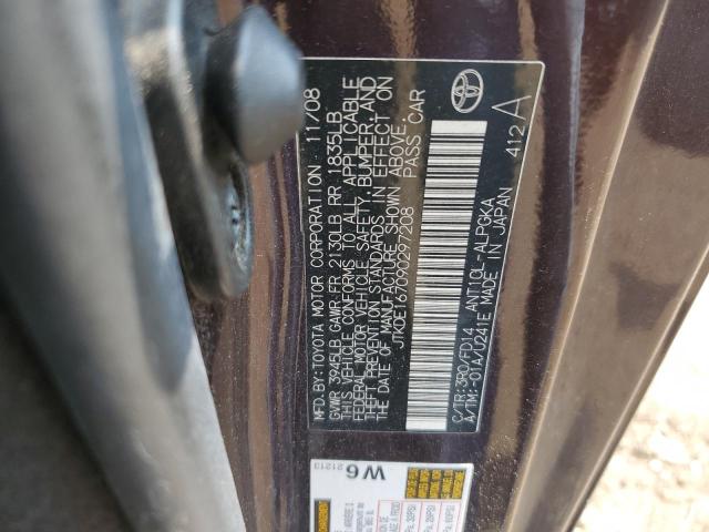 JTKDE167090297208 - 2009 TOYOTA SCION TC 紫色 照片 12