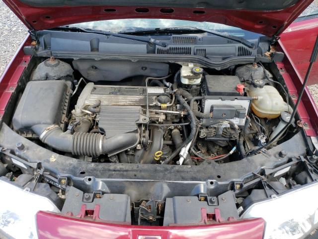 1G8AJ52F94Z223360 - 2004 SATURN ION LEVEL 2 BURGUNDY photo 11