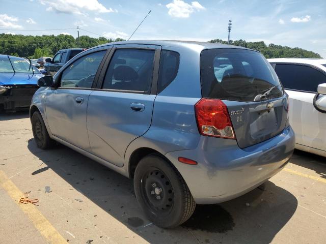 KL1TD66617B770035 - 2007 CHEVROLET AVEO BASE BLUE photo 2