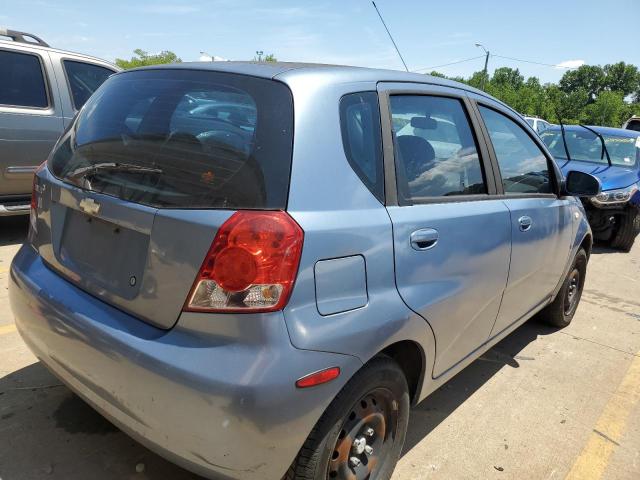 KL1TD66617B770035 - 2007 CHEVROLET AVEO BASE BLUE photo 3