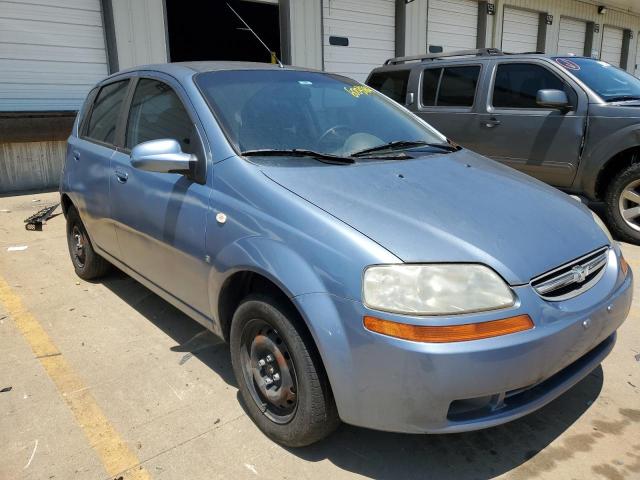 KL1TD66617B770035 - 2007 CHEVROLET AVEO BASE BLUE photo 4