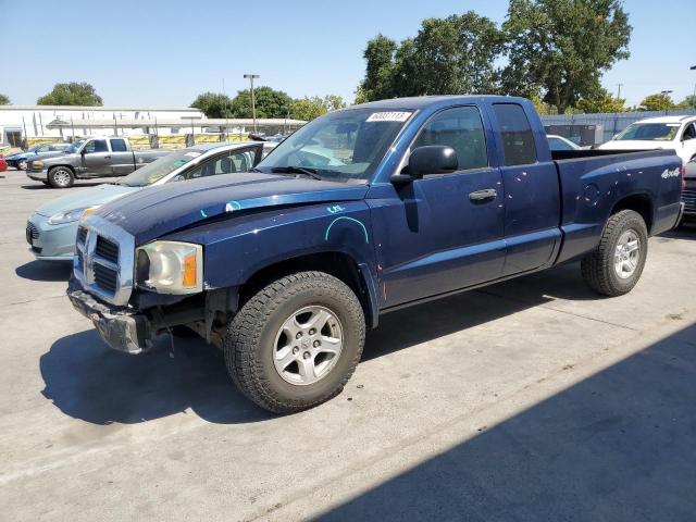 1D7HW42K57S147779 - 2007 DODGE DAKOTA SLT BLUE photo 1