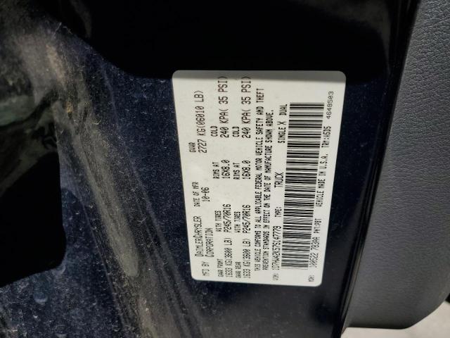 1D7HW42K57S147779 - 2007 DODGE DAKOTA SLT BLUE photo 12