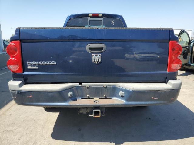 1D7HW42K57S147779 - 2007 DODGE DAKOTA SLT BLUE photo 6