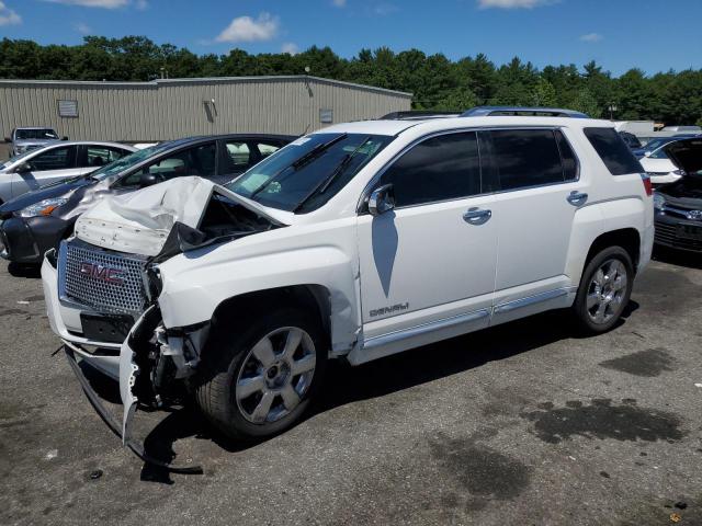 2GKFLUE37E6261317 - 2014 GMC TERRAIN DENALI WHITE photo 1