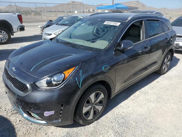 KNDCD3LD1J5204375 - 2018 KIA NIRO EX BLACK photo 1