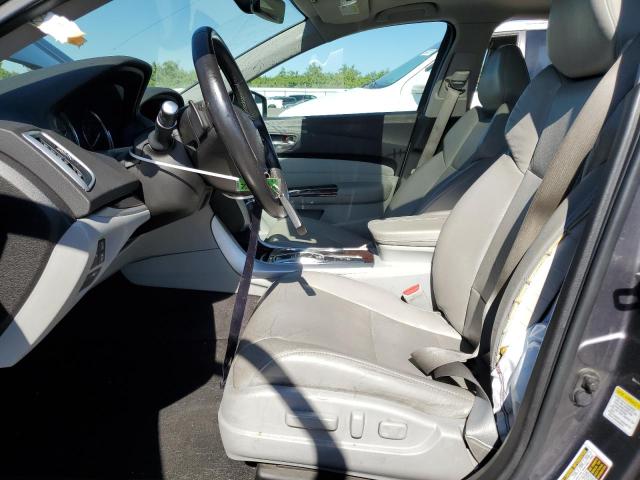 19UUB2F72HA005672 - 2017 ACURA TLX ADVANCE GRAY photo 7
