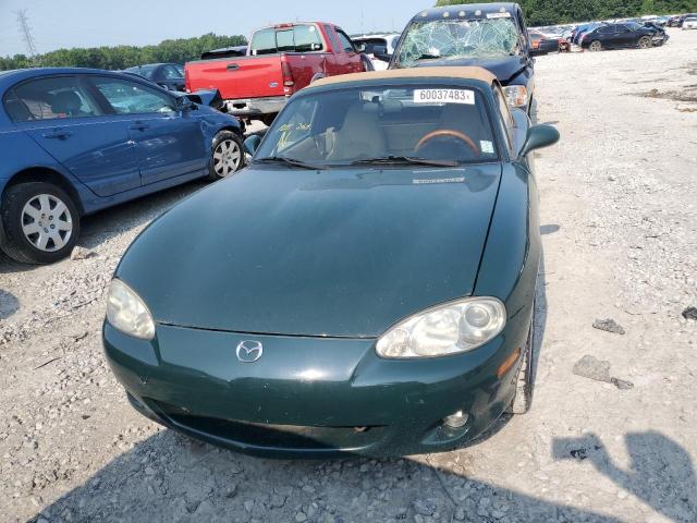 JM1NB353210214008 - 2001 MAZDA MX-5 MIATA BASE GREEN photo 5