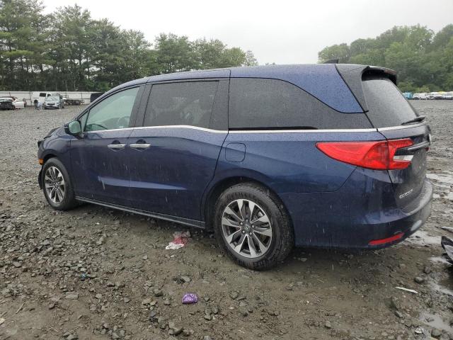 5FNRL6H64PB015347 - 2023 HONDA ODYSSEY EXL BLUE photo 2