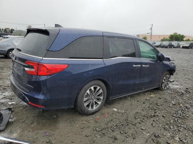 5FNRL6H64PB015347 - 2023 HONDA ODYSSEY EXL BLUE photo 3