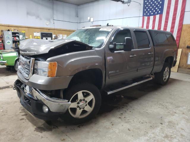 1GT121C81EF132937 - 2014 GMC SIERRA K2500 SLT SILVER photo 1