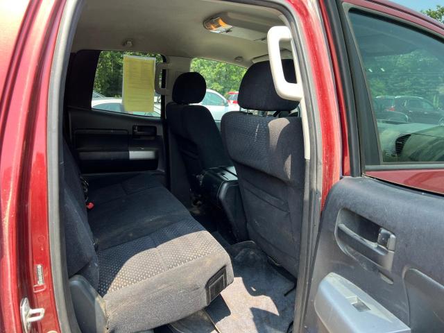 5TFCV54138X006165 - 2008 TOYOTA TUNDRA DOUBLE CAB RED photo 6