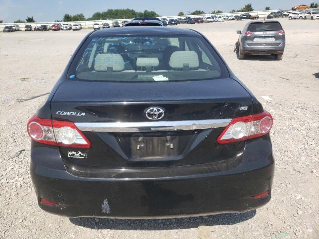 2T1BU4EE0CC782416 - 2012 TOYOTA COROLLA BASE BLACK photo 6