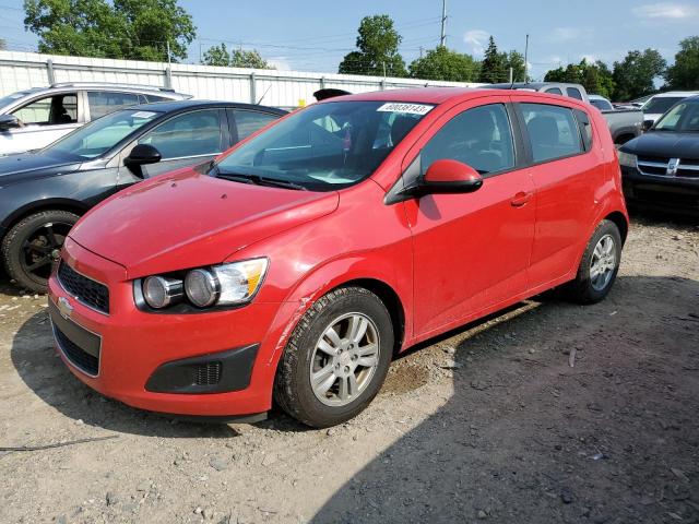 1G1JA6SHXC4171836 - 2012 CHEVROLET SONIC LS RED photo 1