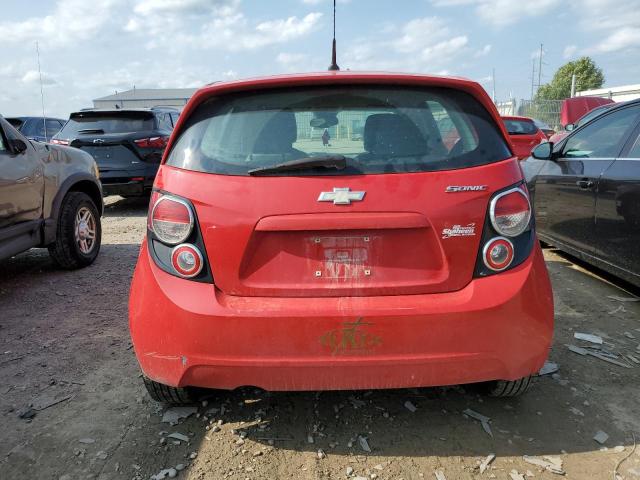 1G1JA6SHXC4171836 - 2012 CHEVROLET SONIC LS RED photo 6