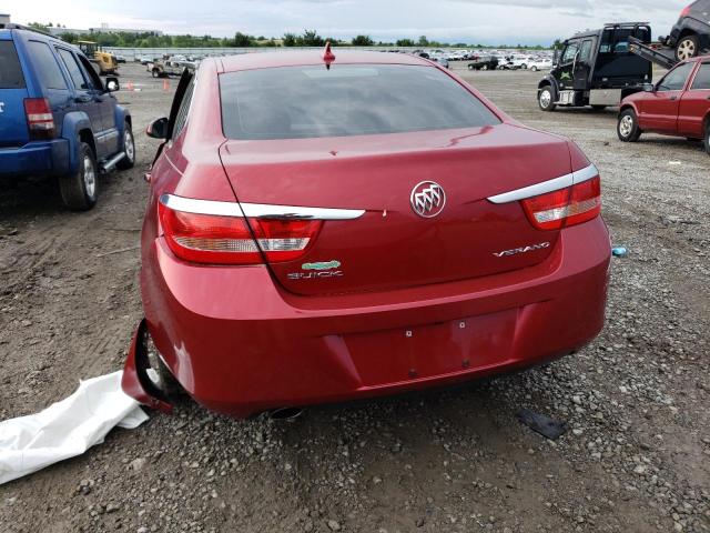 1G4PP5SK4D4253502 - 2013 BUICK VERANO RED photo 6