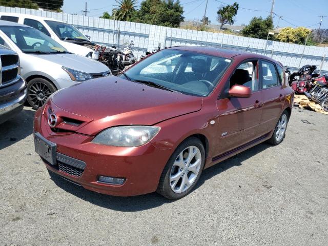 JM1BK344081102602 - 2008 MAZDA 3 HATCHBACK BURGUNDY photo 1