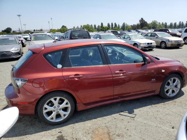 JM1BK344081102602 - 2008 MAZDA 3 HATCHBACK BURGUNDY photo 3