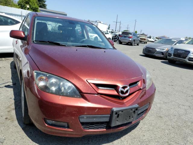 JM1BK344081102602 - 2008 MAZDA 3 HATCHBACK BURGUNDY photo 4