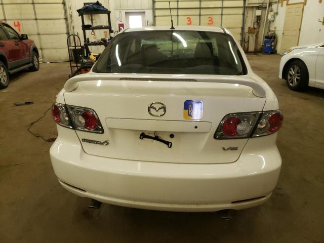 1YVHP80D665M45686 - 2006 MAZDA 6 S WHITE photo 6