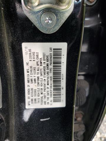 1HGCR2F38EA073409 - 2014 HONDA ACCORD LX BLACK photo 12