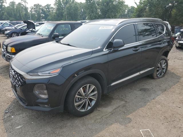 5NMS3CAD4KH041091 - 2019 HYUNDAI SANTA FE SEL BLACK photo 1