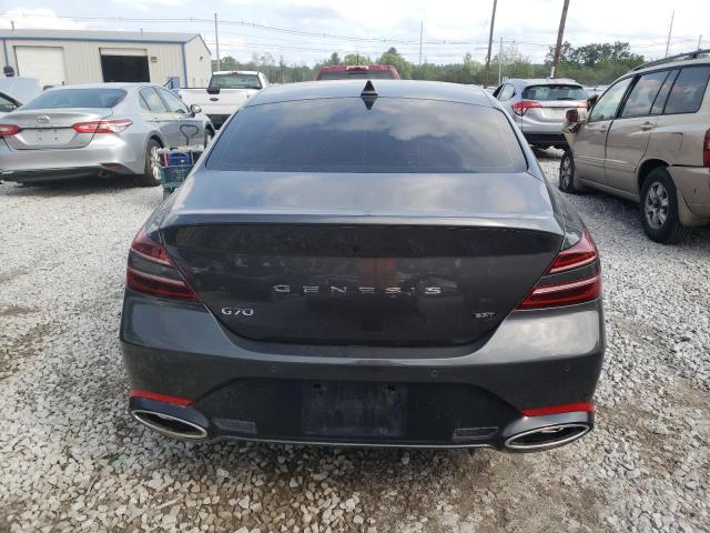 KMTG54TEXNU099586 - 2022 GENESIS G70 BASE GRAY photo 6