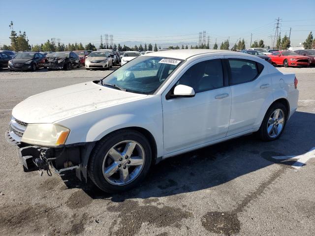 1B3BD2FG4BN515099 - 2011 DODGE AVENGER LUX WHITE photo 1