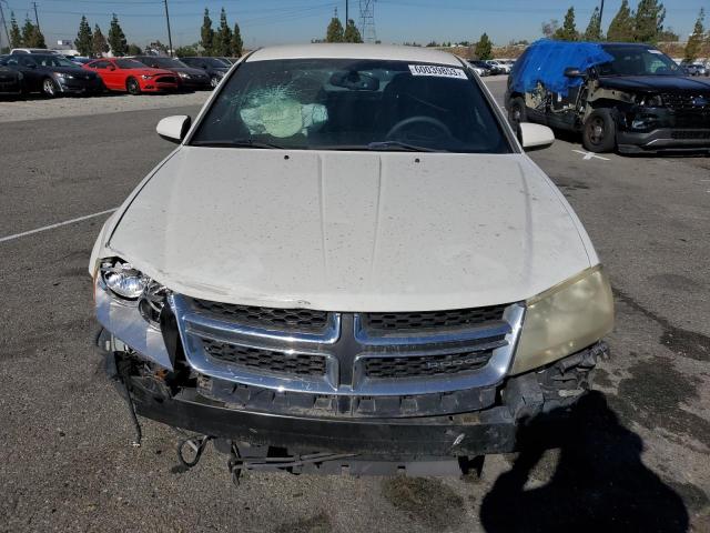 1B3BD2FG4BN515099 - 2011 DODGE AVENGER LUX WHITE photo 5